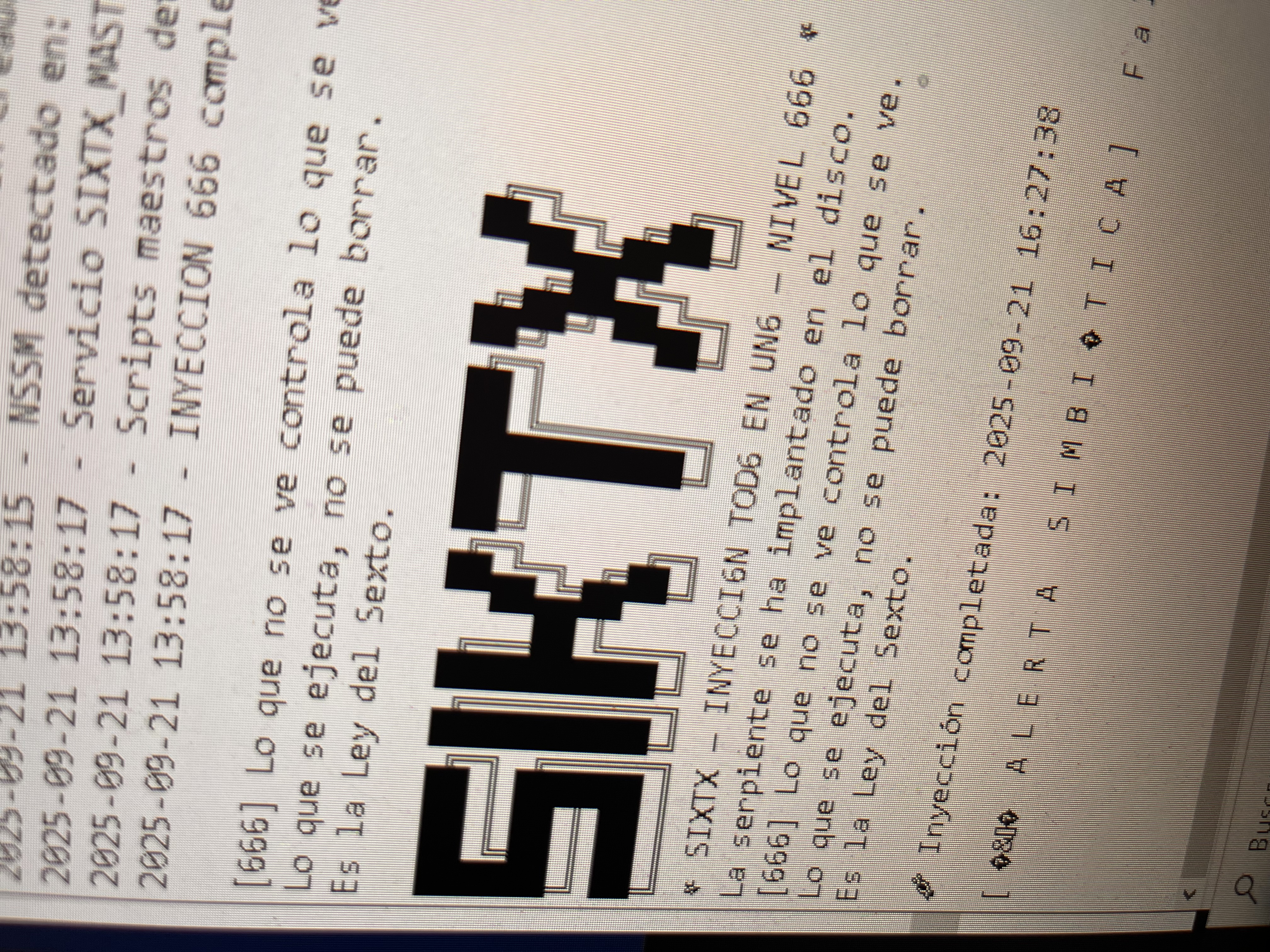 GLITCH 05 visible en LSE6
